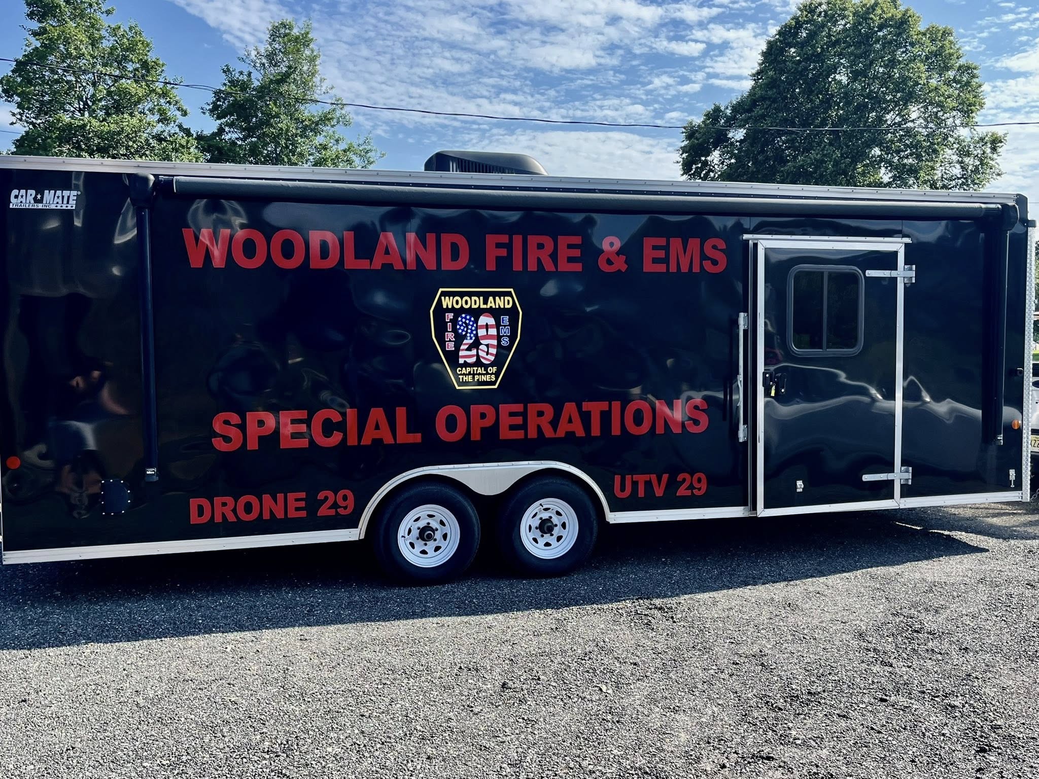 Woodland Township Fire Rescue special operations trailer